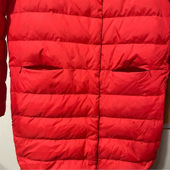 Eileen Fisher Women’s Long Down Puffer Coat Recycled Nylon Cocoon size XXS - Picture 4 of 8